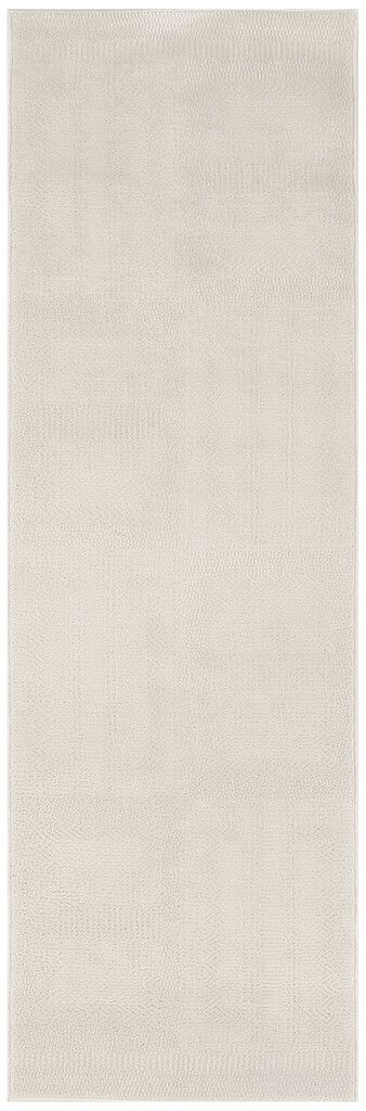 The appearance of Nordic 2' x 6' Modern Indoor Rug In Ivory designed by Nourison in the modern / contemporary interior design. This ivory piece of furniture was selected by 1StopBedrooms from Nordic Collection to add a touch of cosiness and style into your home. Sku: 841491120460. Material: Polyester.