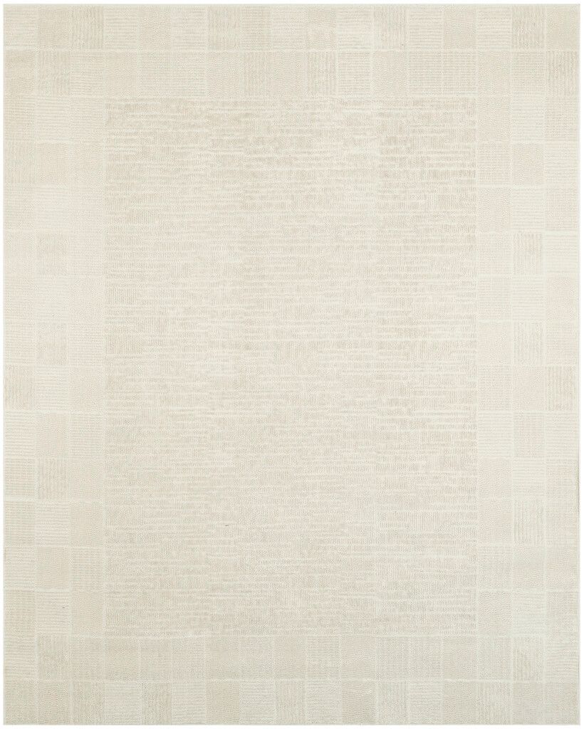 The appearance of Nordic 8' x 10' Modern Indoor Rug In Ivory designed by Nourison in the modern / contemporary interior design. This ivory piece of furniture was selected by 1StopBedrooms from Nordic Collection to add a touch of cosiness and style into your home. Sku: 841491120170. Material: Polyester.