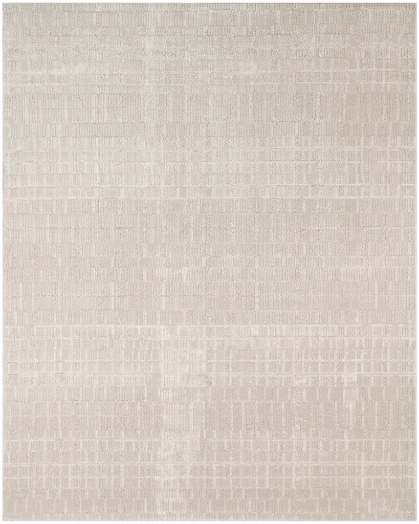 The appearance of Nordic 8' x 10' Modern Indoor Rug In Ivory designed by Nourison in the modern / contemporary interior design. This ivory piece of furniture was selected by 1StopBedrooms from Nordic Collection to add a touch of cosiness and style into your home. Sku: 841491120415. Material: Polyester.
