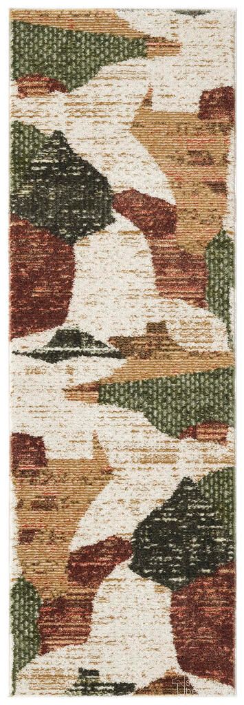 The appearance of Nordic Modern 2' x 6' Indoor Rug In Beige Multi designed by Nourison in the modern / contemporary interior design. This beige multi piece of furniture  was selected by 1StopBedrooms from Nordic Collection to add a touch of cosiness and style into your home. Sku: 841491149898. Material: Polyester.