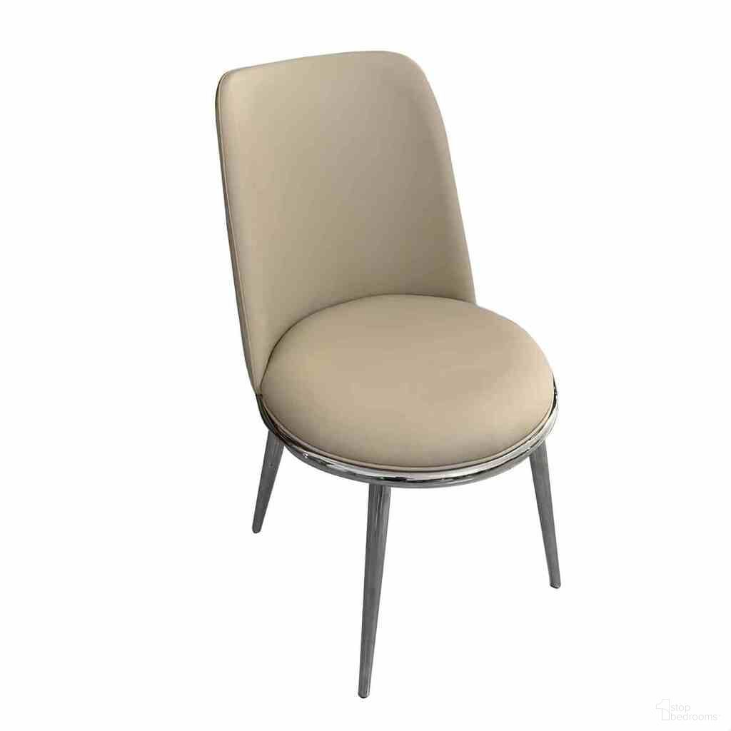 The appearance of Norelli Side Chair Set of 2 In Silver and Taupe designed by Furniture of America in the modern / contemporary interior design. This taupe/silver piece of furniture was selected by 1StopBedrooms from Norelli Collection to add a touch of cosiness and style into your home. Sku: FM3701SV-SC-2PK. Material: Fabric. Chair Type: Side Chair.