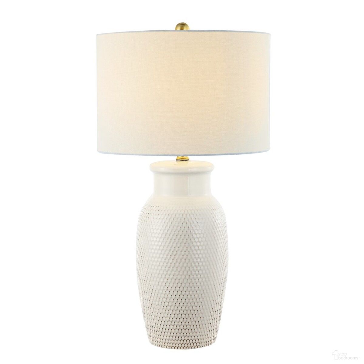 The appearance of Norsi Table Lamp in Ivory designed by Safavieh in the modern / contemporary interior design. This ivory piece of furniture was selected by 1StopBedrooms from Norsi Collection to add a touch of cosiness and style into your home. Sku: TBL4245A. Material: Ceramic.