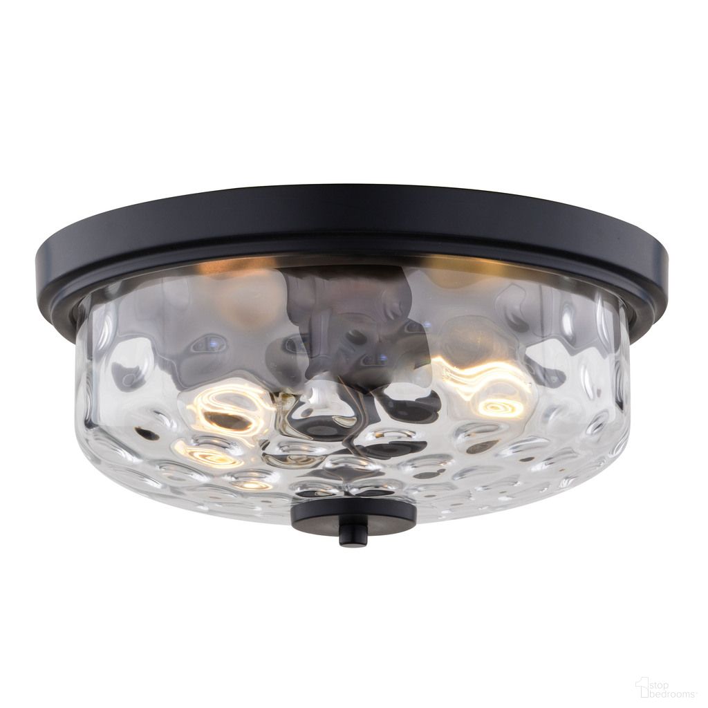 The appearance of Northlake 13 Inch 2 Light Flush Mount In Matte Black designed by Vaxcel in the transitional interior design. This matte black piece of furniture was selected by 1StopBedrooms from Northlake Collection to add a touch of cosiness and style into your home. Sku: C0335. Material: Steel.