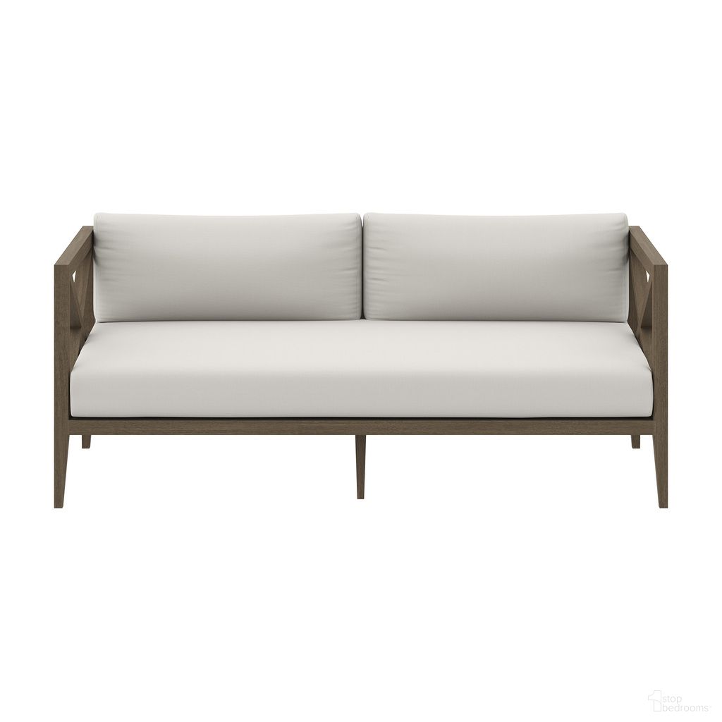 The appearance of Northlake Outdoor Patio Teak Loveseat In White and Weathered Gray designed by Modway in the modern / contemporary interior design. This white/weathered gray piece of furniture was selected by 1StopBedrooms from Northlake Collection to add a touch of cosiness and style into your home. Sku: EEI-7254-WGR-WHI. Material: Teak.