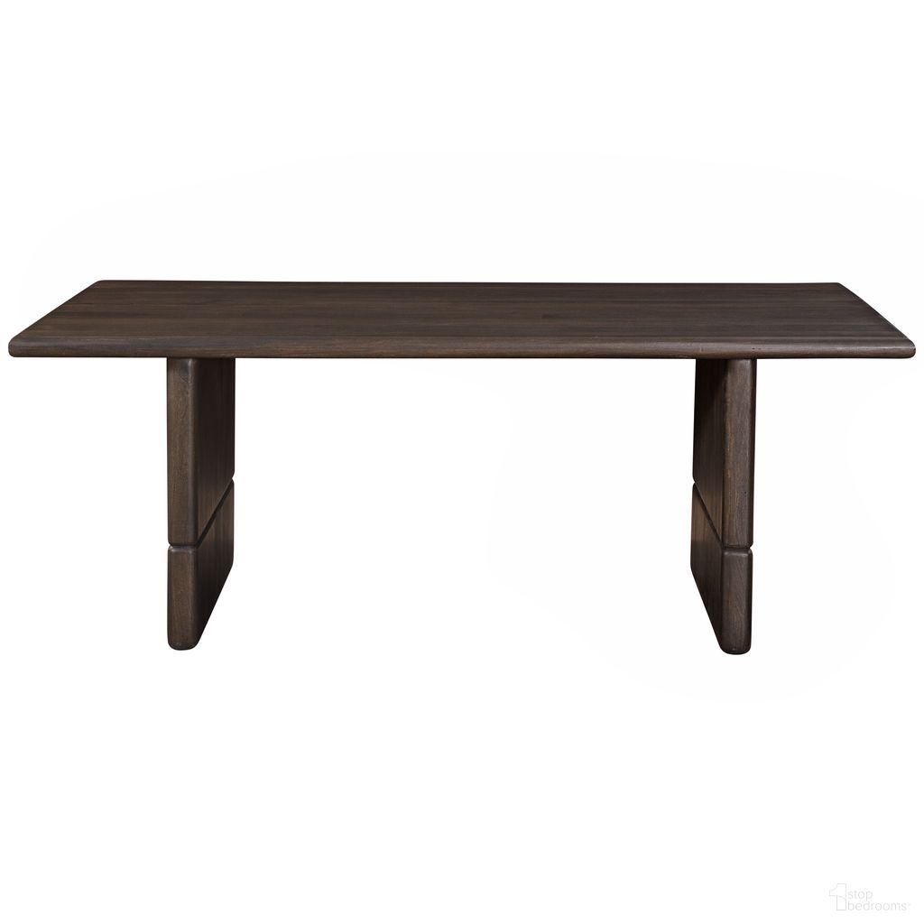 The appearance of Norvell Rectangle Dining Table In Brown designed by Steve Silver in the transitional interior design. This brown piece of furniture was selected by 1StopBedrooms from Norvell Collection to add a touch of cosiness and style into your home. Sku: NR500T. Table Base Style: Double Pedestal. Material: Wood. Table Top Shape: Rectangular. Size: 40" x 78".