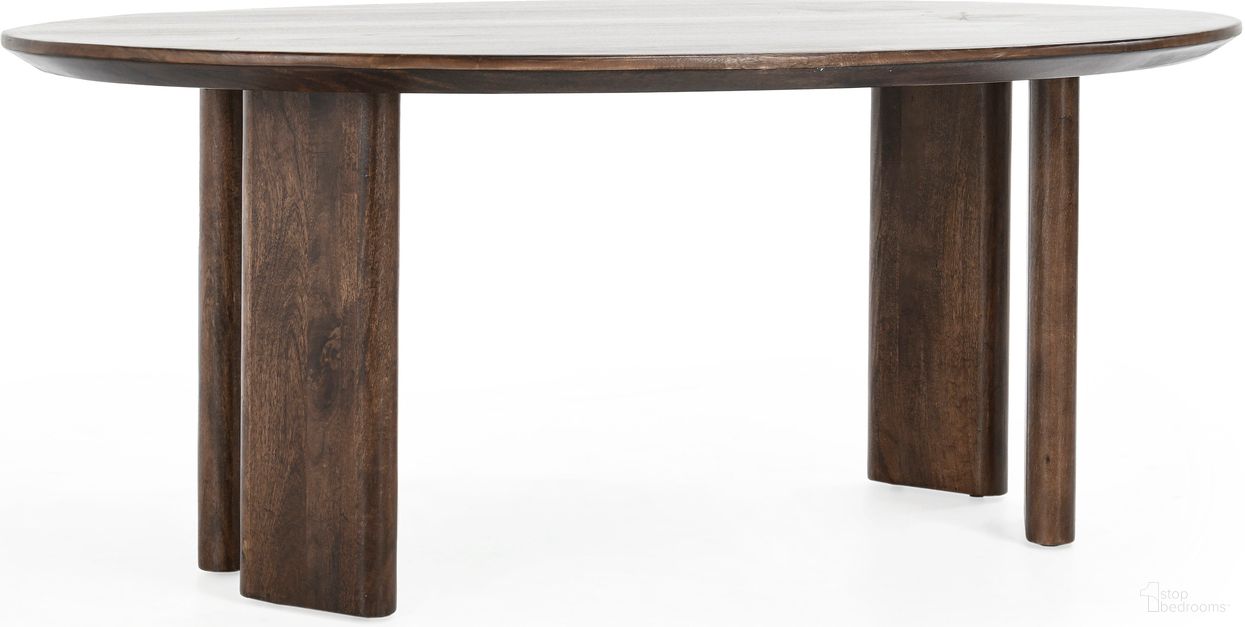 The appearance of Norwood 78 Inch Dining Table In Brown designed by Classic Home in the traditional interior design. This brown piece of furniture  was selected by 1StopBedrooms from Norwood Collection to add a touch of cosiness and style into your home. Sku: 51011694. Table Base Style: Legs. Table Top Shape: Rectangular. Material: Mango Wood. Size: 48" x 78".