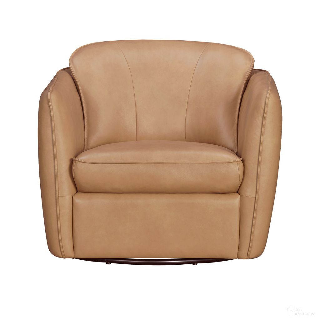 Norwood Swivel Glider Accent Chair In Renaissance Clay