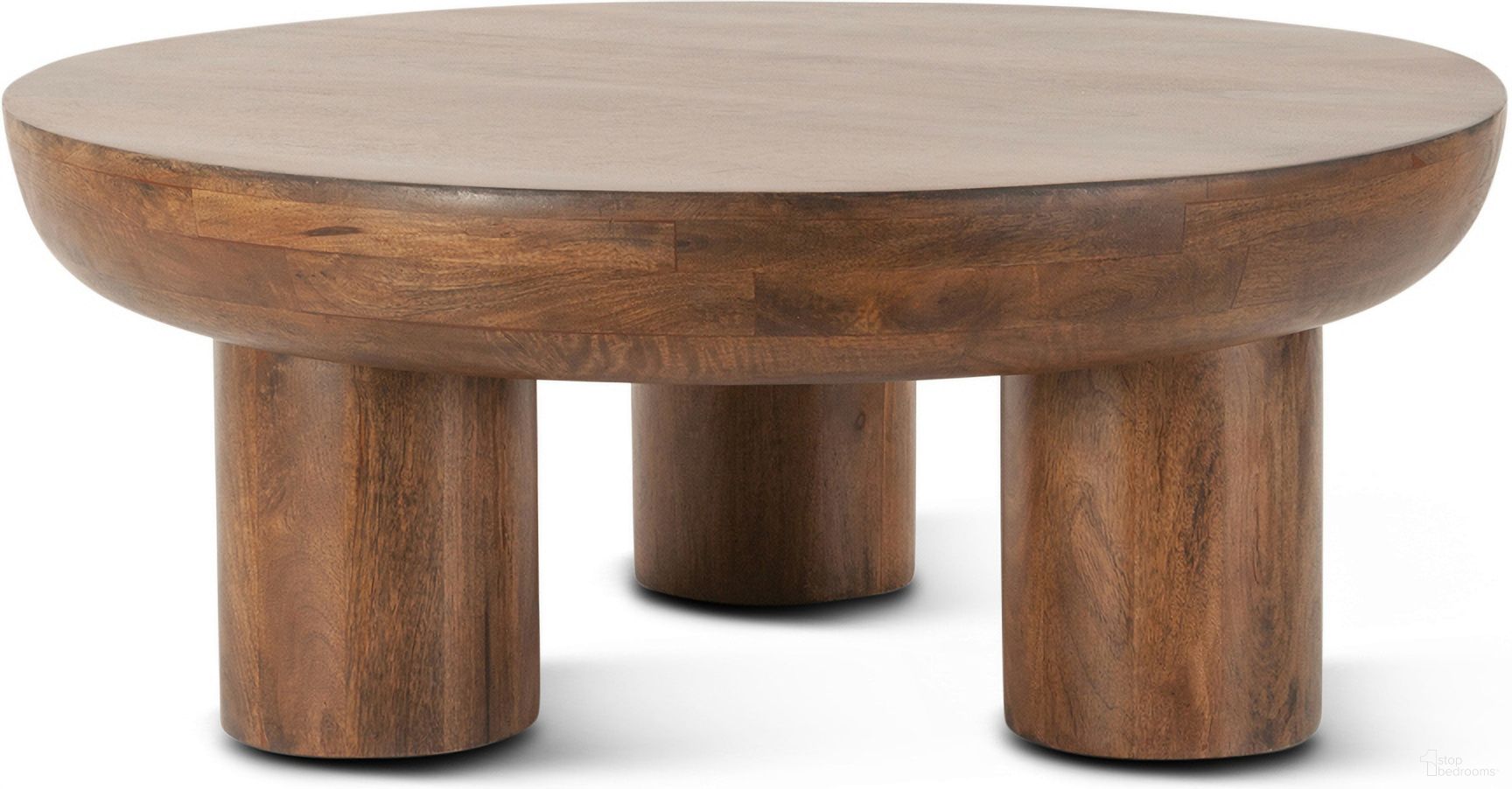 The appearance of Noto 39 Inch Coffee Table In Acorn Brown designed by Home Trends and Design in the bohemian interior design. This brown piece of furniture  was selected by 1StopBedrooms from Noto Collection to add a touch of cosiness and style into your home. Sku: ZWNTOCT40AB. Material: Mango Wood.