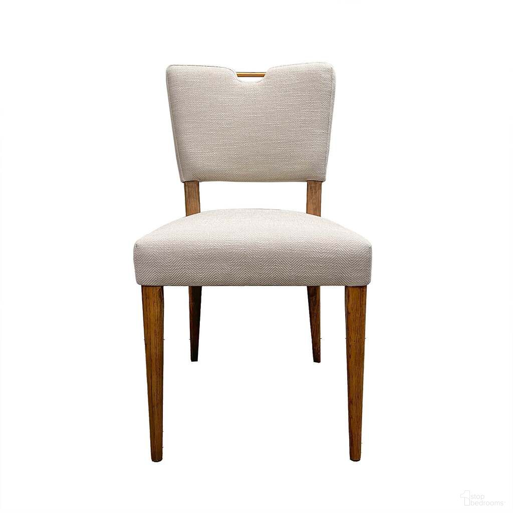 The appearance of Notting Hi Luella Dining Chair Set of 2 In Manchester Beige and Brown designed by LH Imports in the traditional interior design. This manchester beige/brown piece of furniture  was selected by 1StopBedrooms from Notting Hi Collection to add a touch of cosiness and style into your home. Sku: SNH-29-SB. Material: Ash. Chair Type: Side Chair.