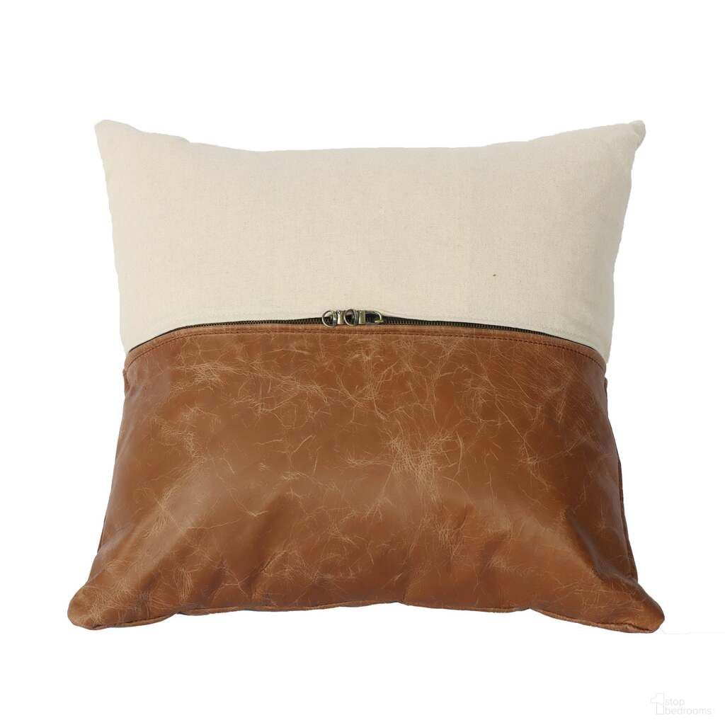 The appearance of Notting Hi Two Tone Decorative Pillow In Brown designed by LH Imports in the modern / contemporary interior design. This brown piece of furniture was selected by 1StopBedrooms from Notting Hi Collection to add a touch of cosiness and style into your home. Sku: SNH-70-TTD. Material: Fabric.