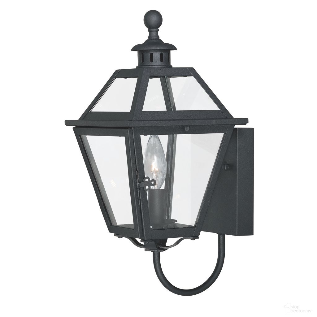 The appearance of Nottingham 7 Inch Outdoor Wall Light In Textured Black designed by Vaxcel in the transitional interior design. This textured black piece of furniture was selected by 1StopBedrooms from Nottingham Collection to add a touch of cosiness and style into your home. Sku: T0078. Material: Steel.
