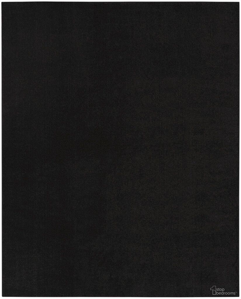 Nourison Essentials 10' x 14' Outdoor Rug In Black