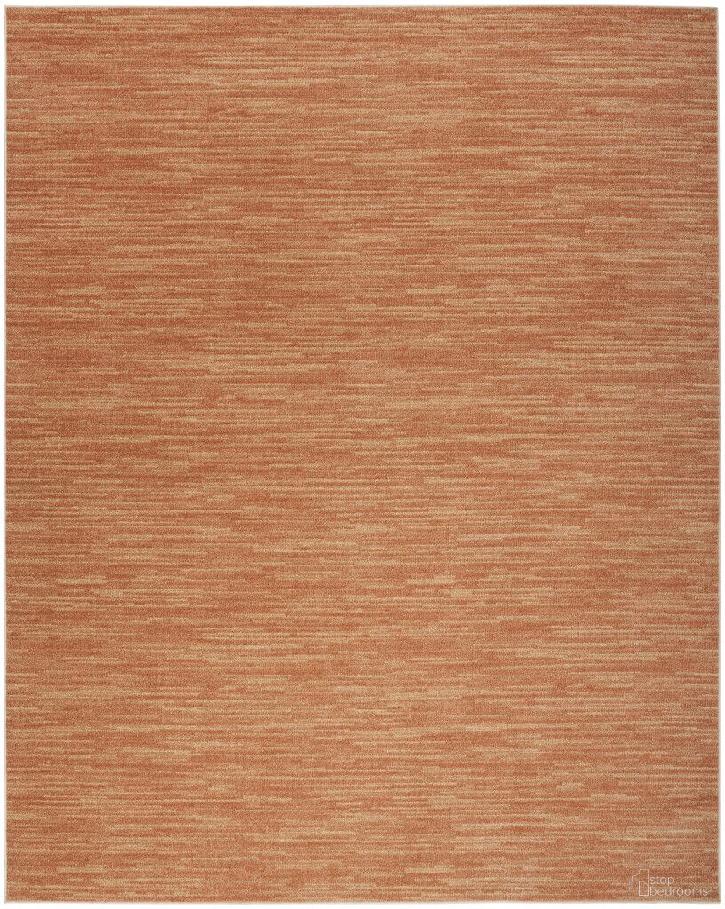 Nourison Essentials 12' x 15' Outdoor Rug In Rust