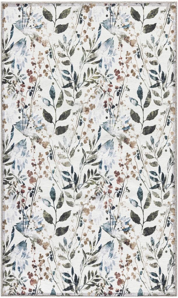 The appearance of Nourison Washables Contemporary 2' x 3' Indoor Rug In Ivory Multi designed by Nourison in the modern / contemporary interior design. This ivory multi piece of furniture  was selected by 1StopBedrooms from Washables Collection to add a touch of cosiness and style into your home. Sku: 841491140994. Material: Polyester.