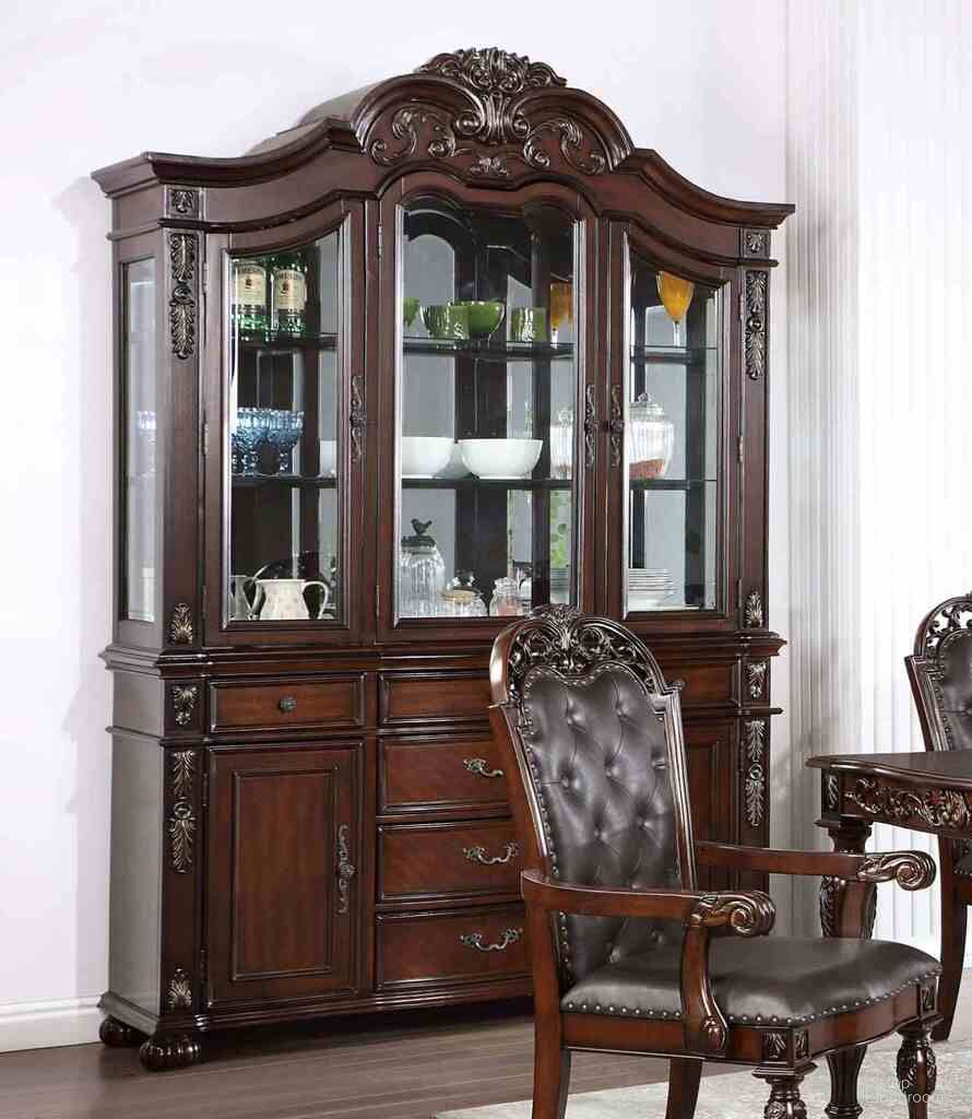 The appearance of Nouvelle Hutch and Buffet In Brown Cherry designed by Furniture of America in the traditional interior design. This brown cherry piece of furniture was selected by 1StopBedrooms from Nouvelle Collection to add a touch of cosiness and style into your home. Sku: CM3256CH-B;CM3256CH-H. Material: Leather.