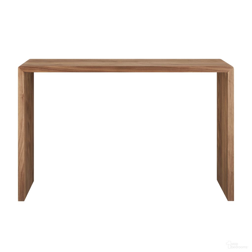 The appearance of Nova 47 Inch Console Table In Walnut designed by Euro Style in the modern / contemporary interior design. This walnut piece of furniture  was selected by 1StopBedrooms from Nova Collection to add a touch of cosiness and style into your home. Sku: 90976-WAL. Material: MDF.