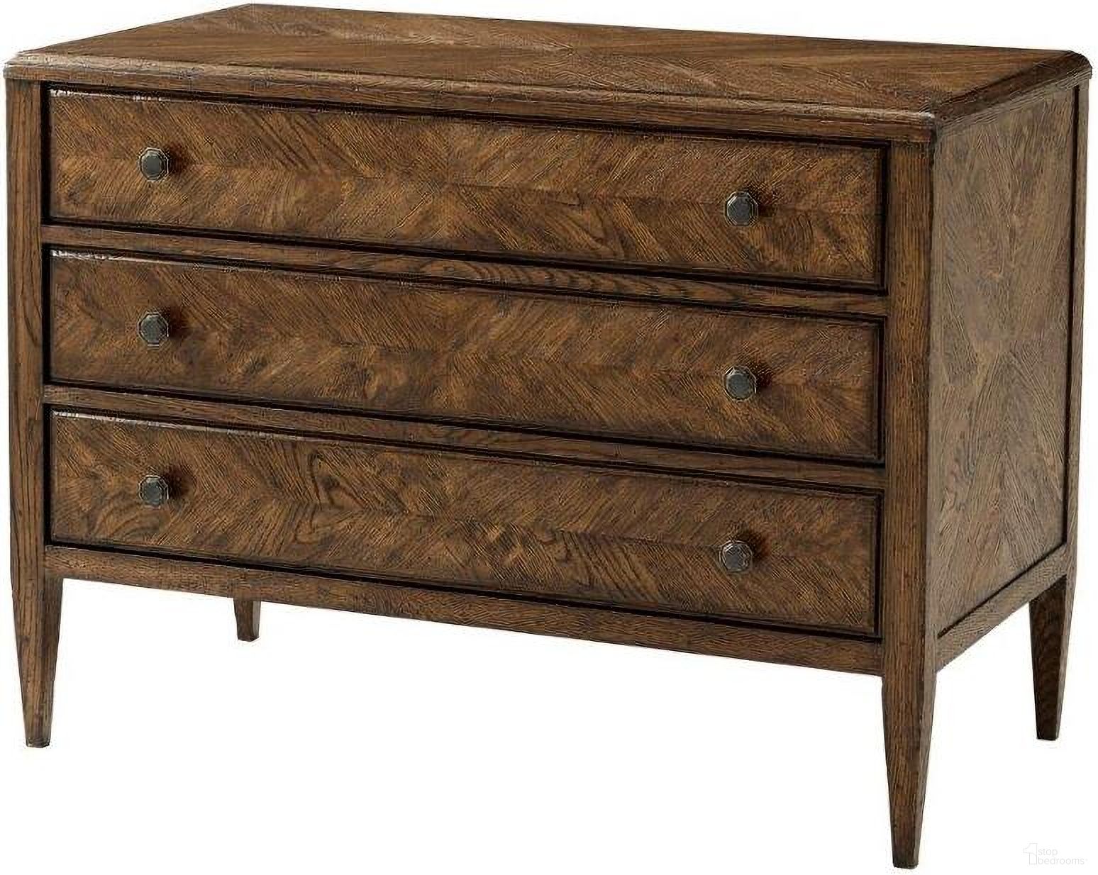 The appearance of Nova Chest Of Drawers Ii designed by Theodore Alexander in the modern / contemporary interior design. This brown piece of furniture  was selected by 1StopBedrooms from Nova Collection to add a touch of cosiness and style into your home. Sku: TAS60043.C254. Material: Wood.