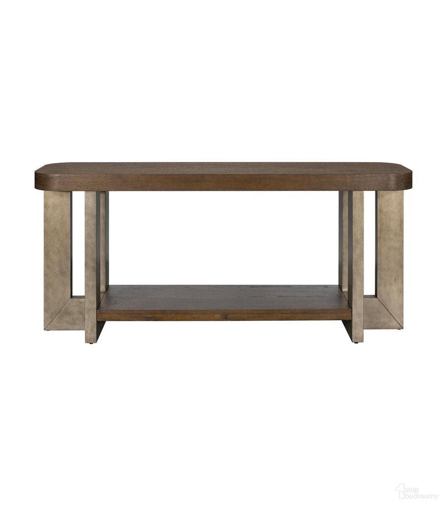 The appearance of Nova Console Table In Gray designed by Bassett Mirror Company in the modern / contemporary interior design. This gray piece of furniture  was selected by 1StopBedrooms from Nova Collection to add a touch of cosiness and style into your home. Sku: 6021-LR-400. Material: Wood.
