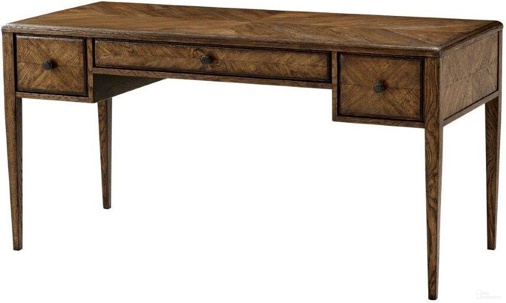 The appearance of Nova Desk TAS71016.C254 designed by Theodore Alexander in the traditional interior design. This brown piece of furniture  was selected by 1StopBedrooms from Nova Collection to add a touch of cosiness and style into your home. Sku: TAS71016.C254. Material: Wood.