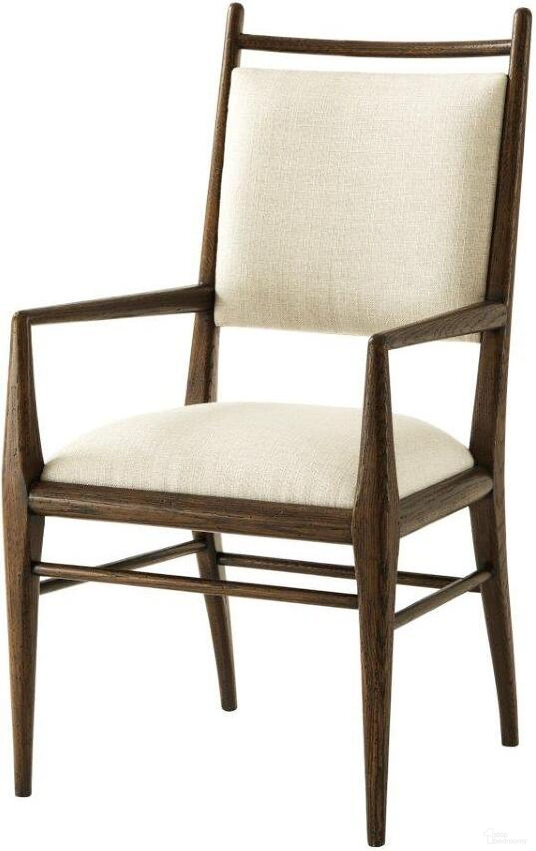 The appearance of Nova Dining Arm Chair Ii Set Of 2 designed by Theodore Alexander in the traditional interior design. This brown piece of furniture  was selected by 1StopBedrooms from Nova Collection to add a touch of cosiness and style into your home. Sku: TAS41024.1BUU. Material: Wood. Chair Type: Arm Chair.