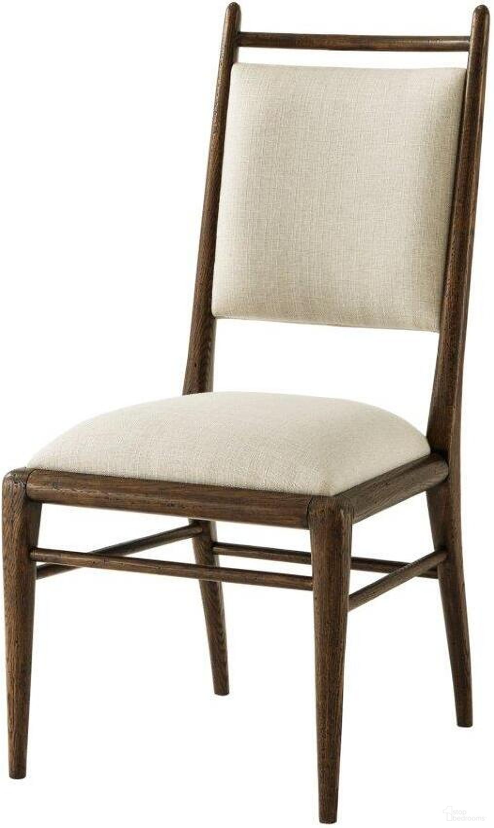 The appearance of Nova Dining Side Chair Ii Set Of 2 designed by Theodore Alexander in the traditional interior design. This brown piece of furniture  was selected by 1StopBedrooms from Nova Collection to add a touch of cosiness and style into your home. Sku: TAS40024.1BUU. Material: Wood. Chair Type: Side Chair.