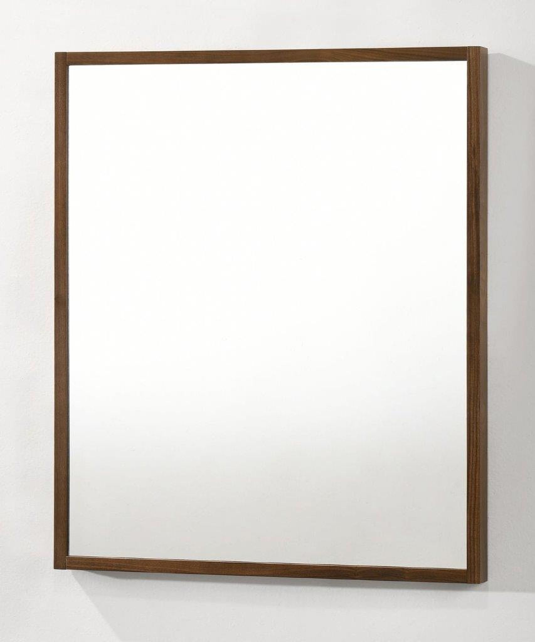 The appearance of Nova Domus Berlin Modern Walnut Mirror designed by VIG Furniture in the modern / contemporary interior design. This walnut piece of furniture  was selected by 1StopBedrooms from Nova Domus Berlin Collection to add a touch of cosiness and style into your home. Sku: VGMABR-92-MIR. Material: Wood.