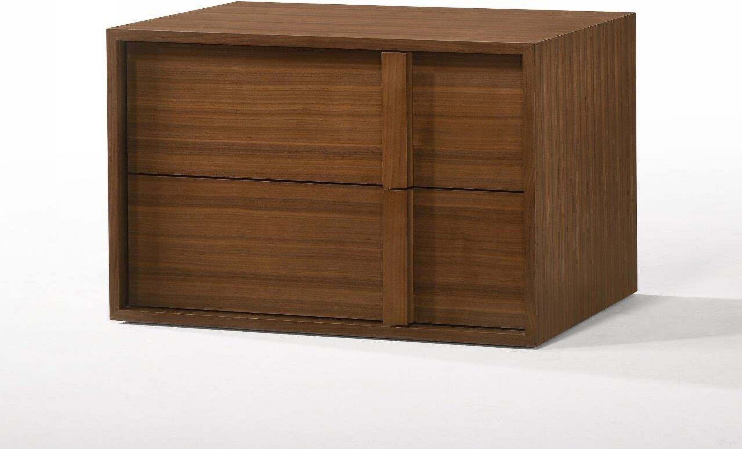 The appearance of Nova Domus Berlin Modern Walnut Nightstand designed by VIG Furniture in the modern / contemporary interior design. This walnut piece of furniture was selected by 1StopBedrooms from Nova Domus Berlin Collection to add a touch of cosiness and style into your home. Sku: VGMABR-92-NS. Material: Wood.