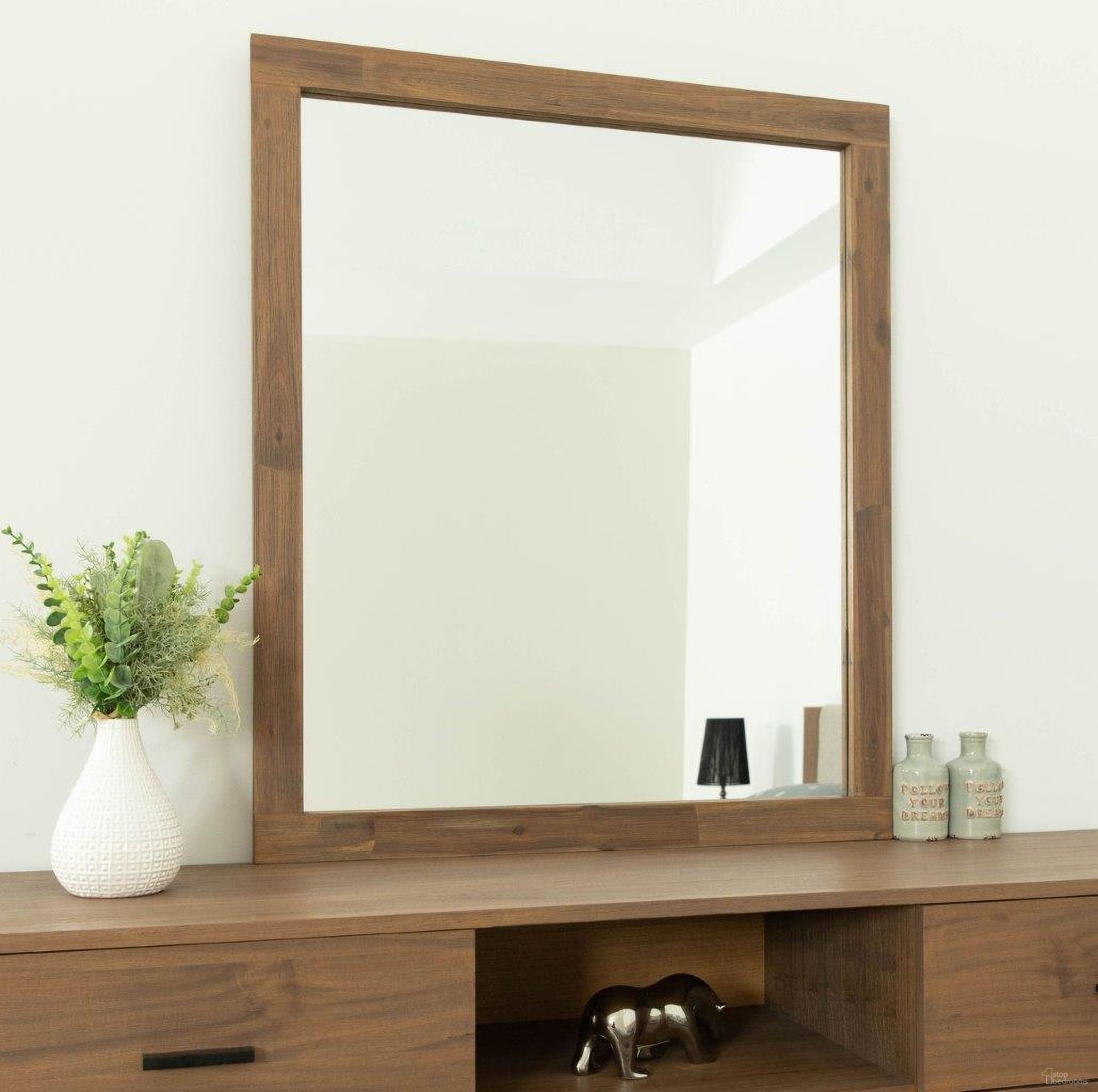 The appearance of Nova Domus Fantasia Contemporary Walnut Mirror designed by VIG Furniture in the modern / contemporary interior design. This walnut piece of furniture was selected by 1StopBedrooms from Nova Domus Fantasia Collection to add a touch of cosiness and style into your home. Sku: VGWDHL-W04-MIR-LTWLT. Material: Wood.