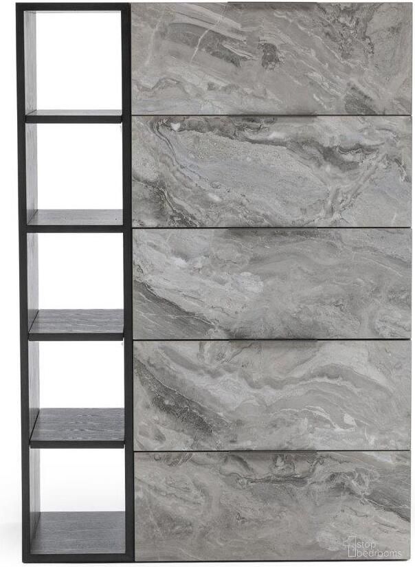 The appearance of Nova Domus Maranello Modern Grey Wash And Faux Marble Chest designed by VIG Furniture in the modern / contemporary interior design. This grey piece of furniture  was selected by 1StopBedrooms from Nova Domus Maranello Collection to add a touch of cosiness and style into your home. Sku: VGMAMQT-S25-BR-121-GRY-CHEST. Material: Metal.