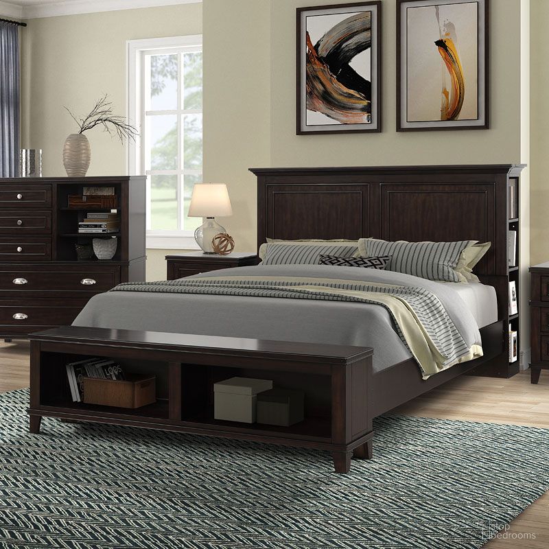 The appearance of Nova II King Storage Bed In Gray designed by Bernell in the transitional interior design. This gray piece of furniture  was selected by 1StopBedrooms from Nova II Collection to add a touch of cosiness and style into your home. Sku: 1281-111. Bed Type: Storage Bed. Bed Size: King. Material: Poplar.