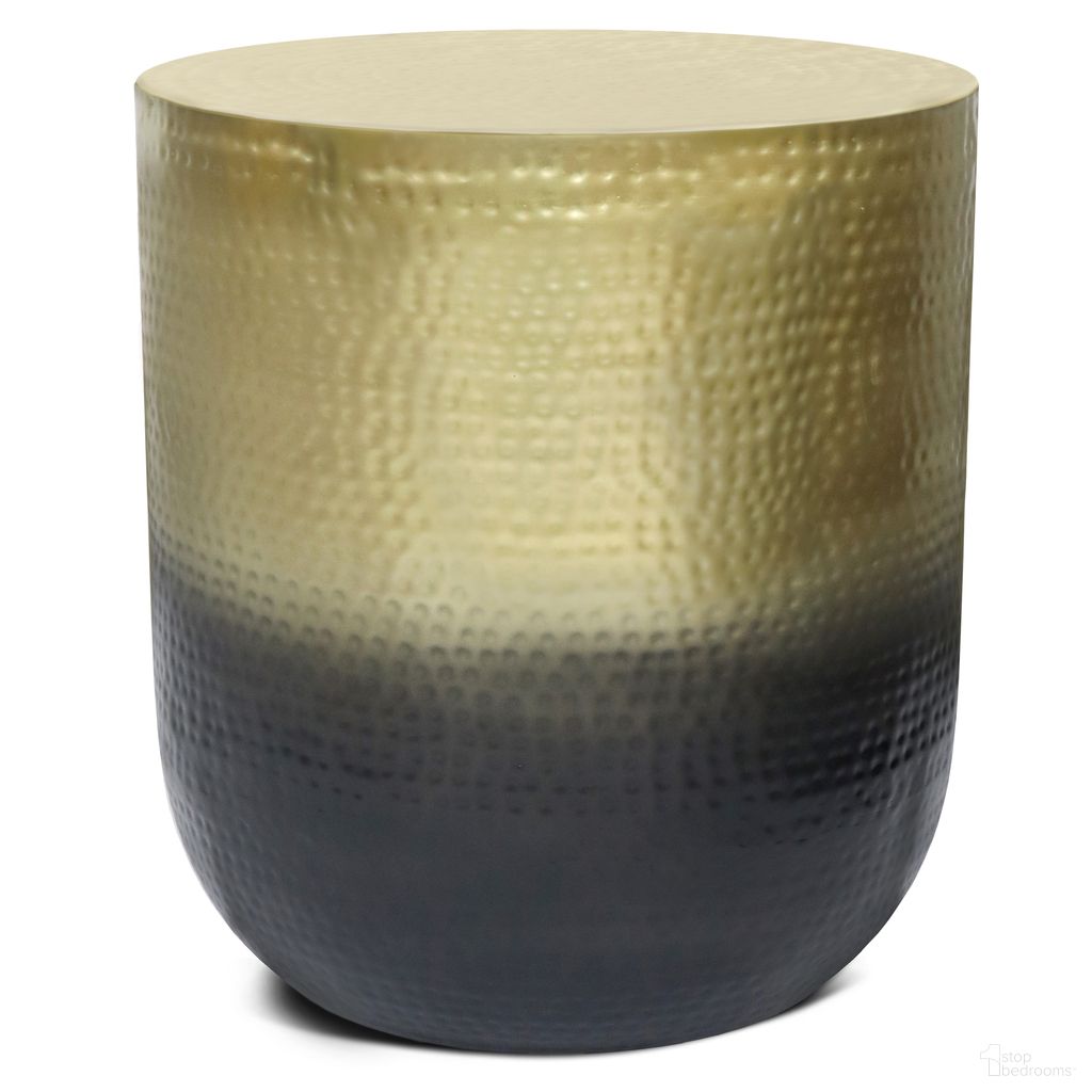 Nova Metal Side Table In Gold Ombre