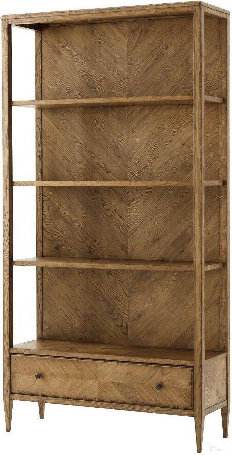 The appearance of Nova Open Bookcase designed by Theodore Alexander in the traditional interior design. This natural piece of furniture  was selected by 1StopBedrooms from Nova Collection to add a touch of cosiness and style into your home. Sku: TAS63010.C253. Material: Wood.