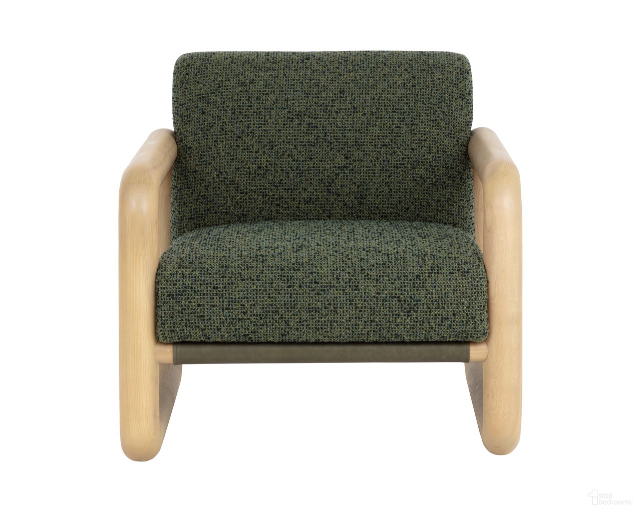 Nubo Lounge Chair In Noah Meadow and Ludlow Dark Olive