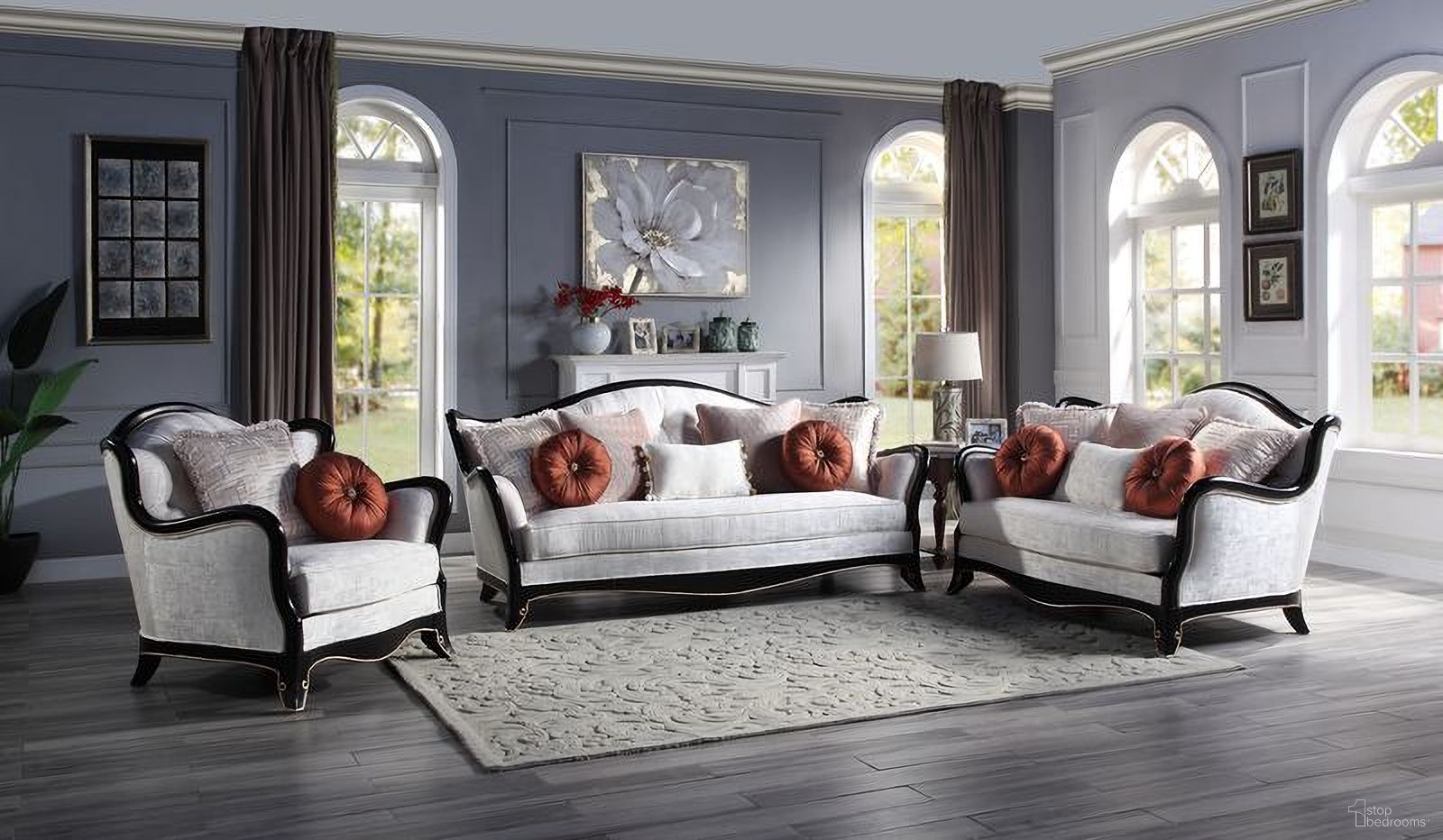 The appearance of Nurmive Living Room Set In Beige designed by ACME in the transitional interior design. This beige piece of furniture was selected by 1StopBedrooms from Nurmive Collection to add a touch of cosiness and style into your home. Sku: LV00251;LV00252. Material: Wood.