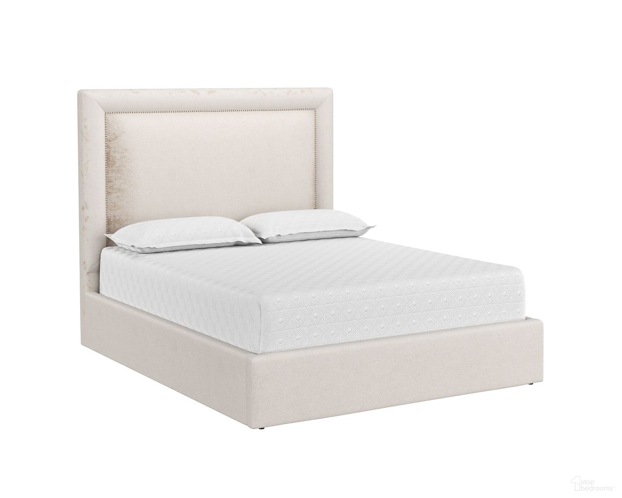 Nylah Queen Platform Bed In Bergen Taupe