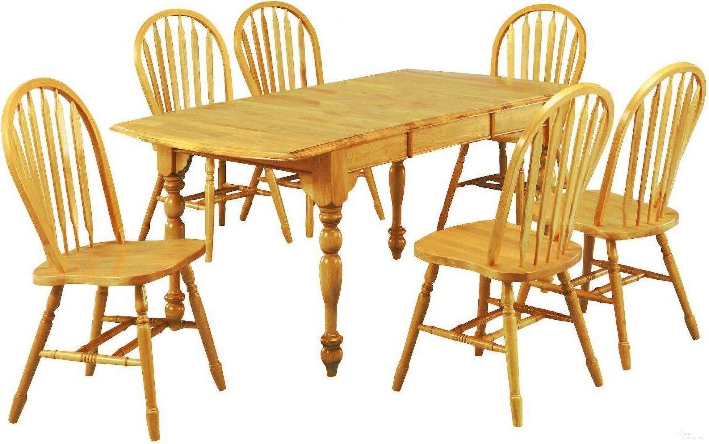 The appearance of Oak Selections Light Oak 7 Piece Drop Leaf Extendable Dining Set designed by Sunset Trading in the modern / contemporary interior design. This light oak piece of furniture was selected by 1StopBedrooms from Oak Selections Collection to add a touch of cosiness and style into your home. Sku: DLU-TDX-3472-LO;DLU-820-LO-2;DLU-820-LO-2;DLU-820-LO-2. Material: Wood.