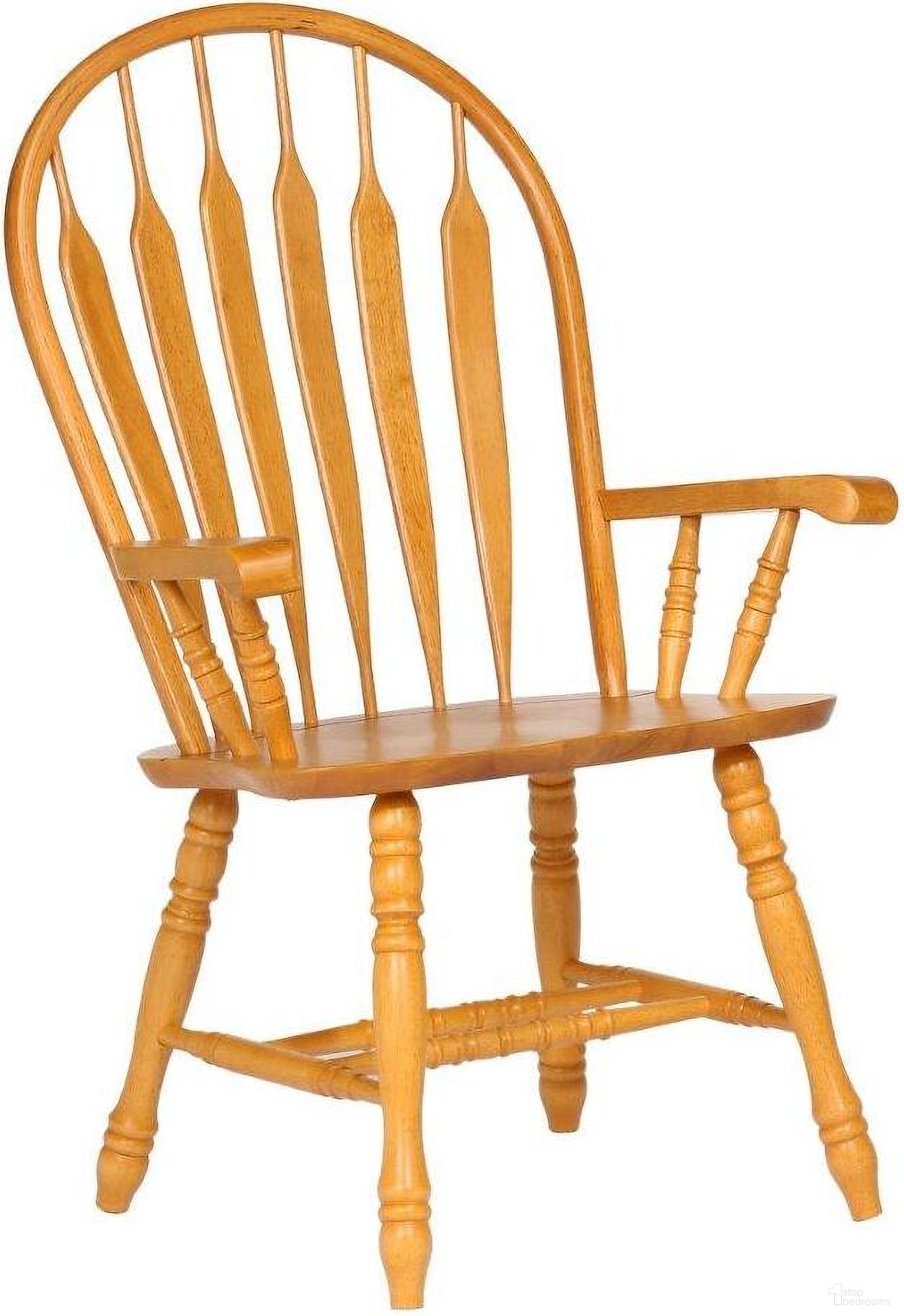 The appearance of Oak Selections Light Oak Comfort Dining Arm Chair designed by Sunset Trading in the modern / contemporary interior design. This light oak piece of furniture was selected by 1StopBedrooms from Oak Selections Collection to add a touch of cosiness and style into your home. Sku: DLU-4130-LO-A. Material: Wood. Chair Type: Arm Chair.