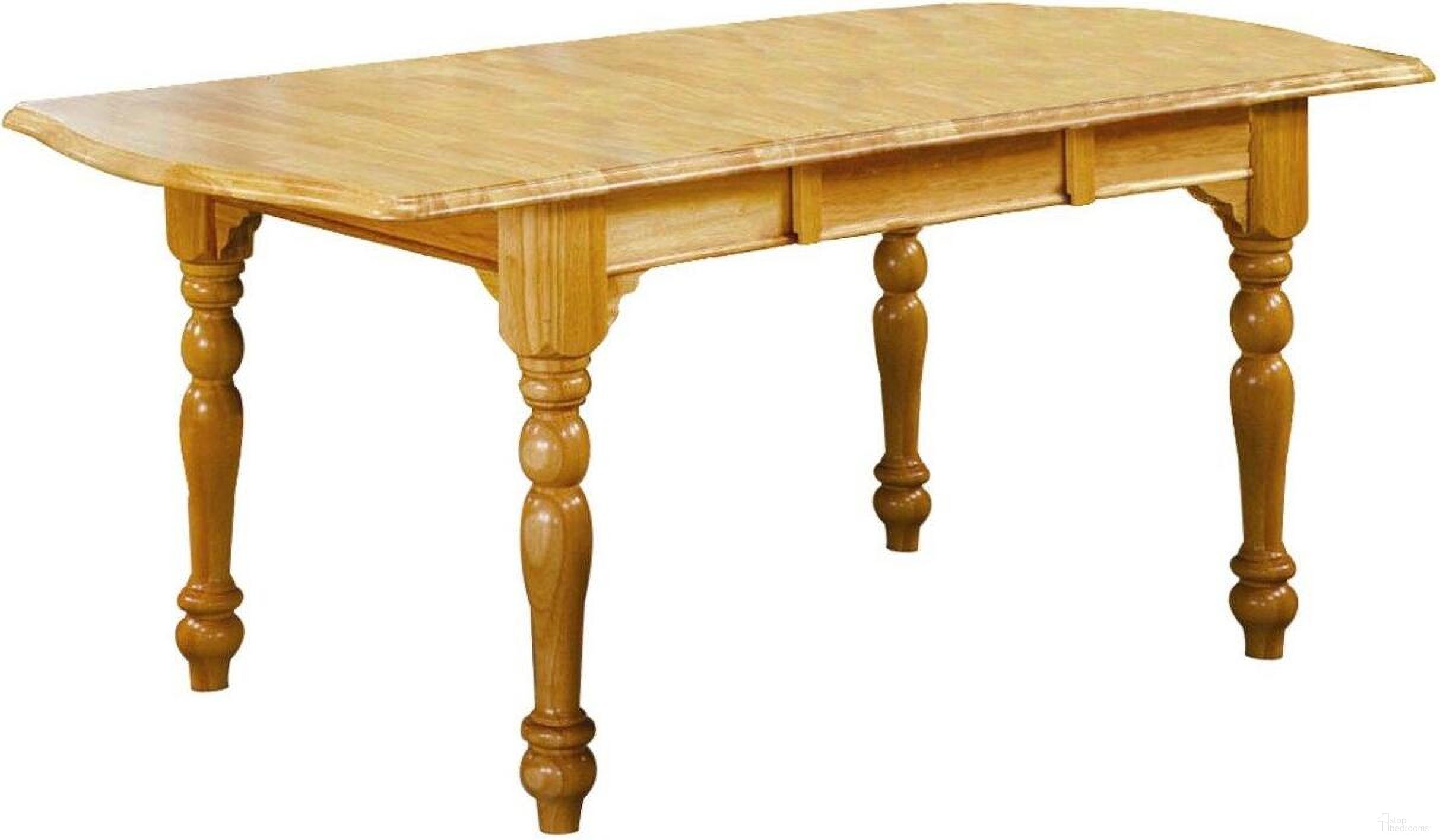 The appearance of Oak Selections Light Oak Finish Drop Leaf Extendable Dining Table designed by Sunset Trading in the modern / contemporary interior design. This light oak piece of furniture was selected by 1StopBedrooms from Oak Selections Collection to add a touch of cosiness and style into your home. Sku: DLU-TDX3472-LO. Table Base Style: Legs. Material: Wood. Table Top Shape: Rectangular. Size: 34" x 72".