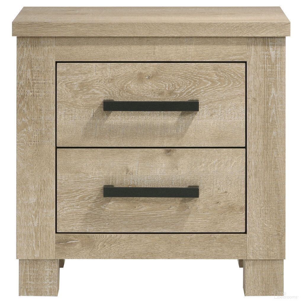 The appearance of Oakglen 2-Drawer Nightstand Bedside Table In Weathered Oak designed by Coaster in the rustic / southwestern interior design. This weathered oak piece of furniture was selected by 1StopBedrooms from Oakglen Collection to add a touch of cosiness and style into your home. Sku: 225102. Material: MDF.