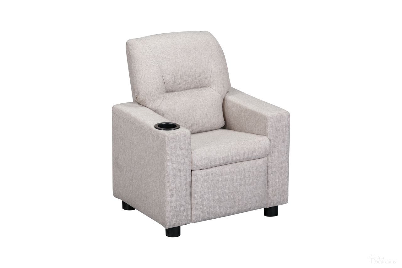 Oakley Kids Recliner In Greige