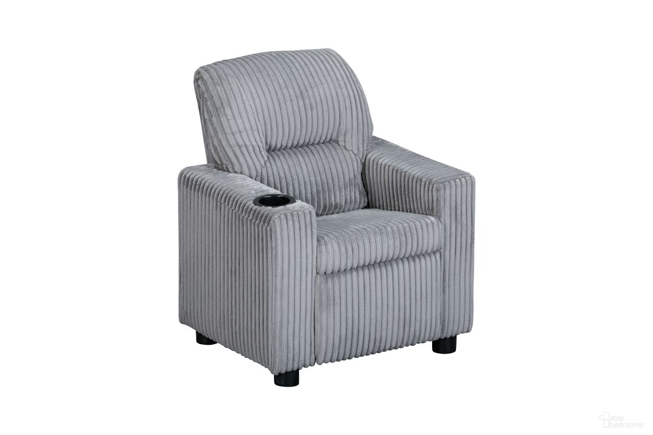 Oakley Kids Recliner In Soft Gray