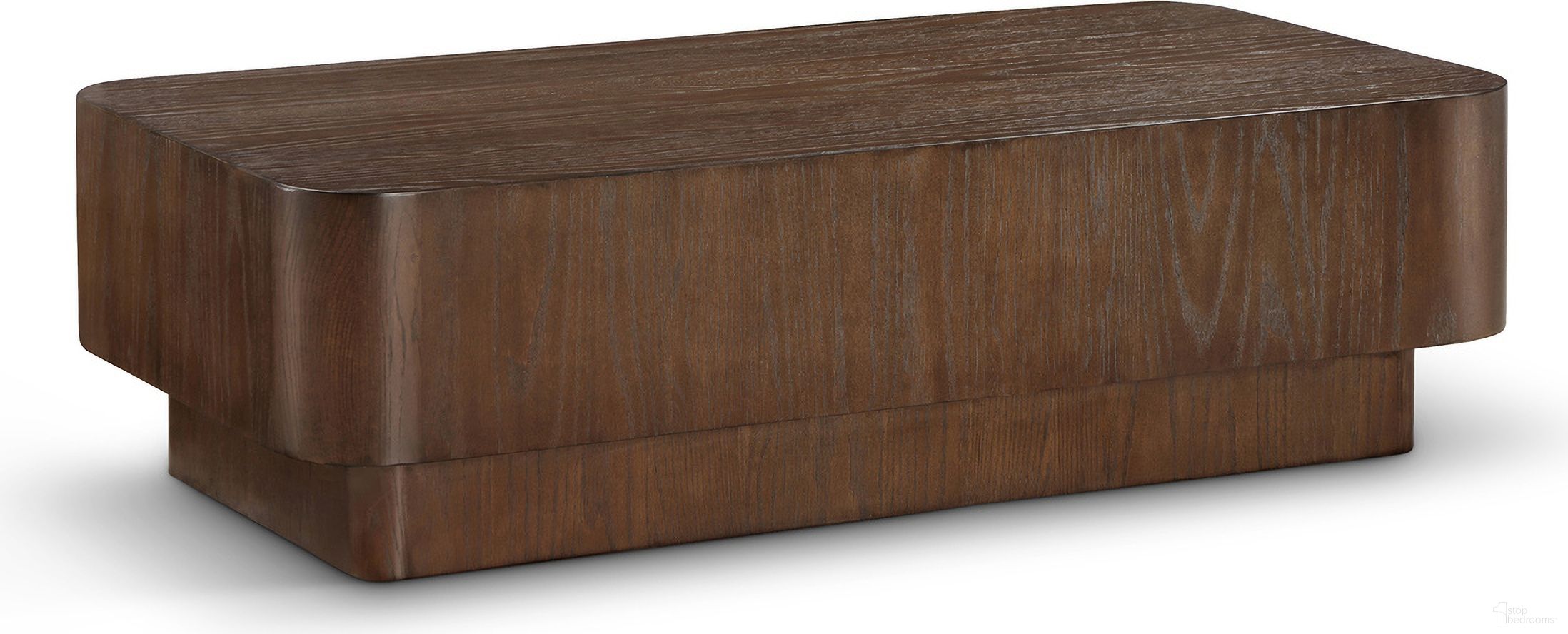 The appearance of Oakmont Coffee Table In Brown designed by Meridian in the modern / contemporary interior design. This brown piece of furniture  was selected by 1StopBedrooms from Oakmont Collection to add a touch of cosiness and style into your home. Sku: 99039Brown-C. Material: Oak Veneer.