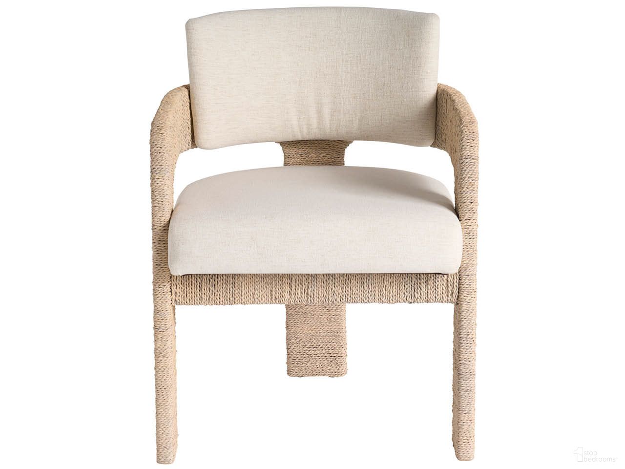 The appearance of Oasis Abaca Arm Chair In Dockside Natural Tan Oak designed by Universal in the transitional interior design. This dockside natural tan oak piece of furniture was selected by 1StopBedrooms from Oasis Collection to add a touch of cosiness and style into your home. Sku: U533621. Material: Wicker. Chair Type: Arm Chair.