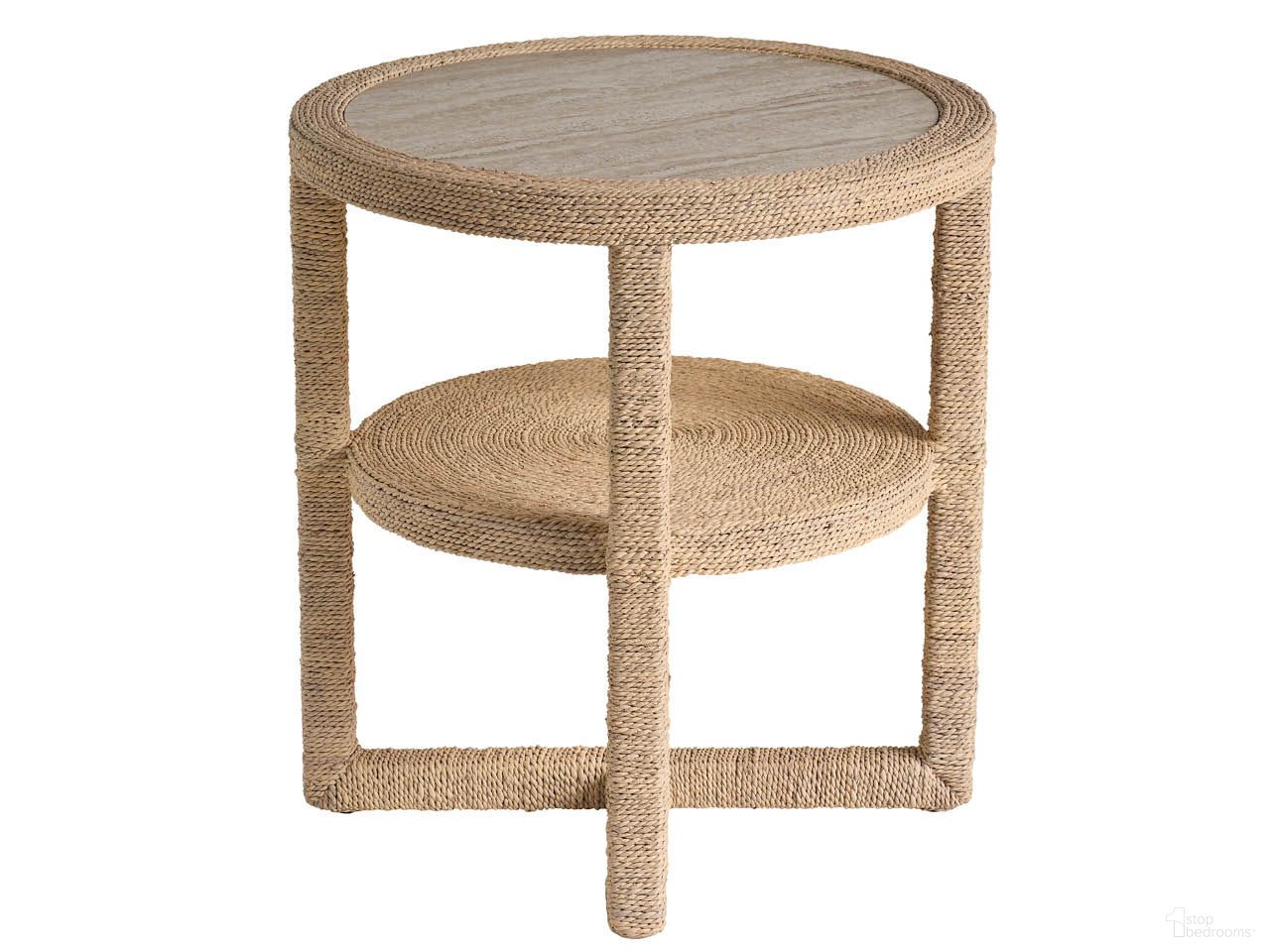 The appearance of Oasis Abaca Side Table In Natural Tan designed by Universal in the rustic / southwestern interior design. This natural tan piece of furniture was selected by 1StopBedrooms from Oasis Collection to add a touch of cosiness and style into your home. Sku: U533820. Material: Wicker.