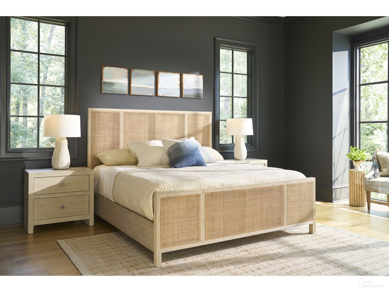 Oasis Bedroom Set In Natural Oak