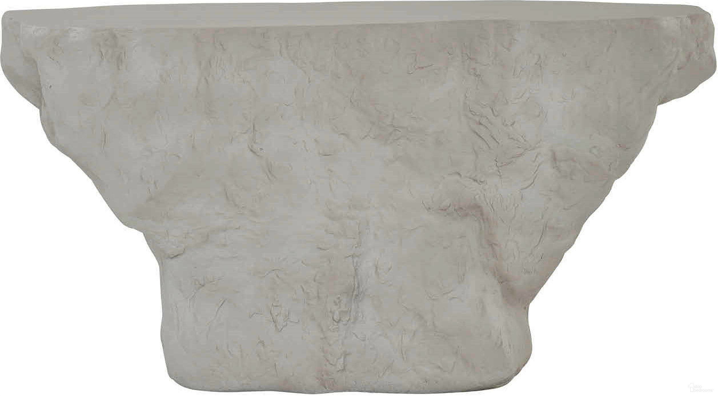 The appearance of Oasis Cliffside Console Table In White designed by Universal in the modern / contemporary interior design. This white piece of furniture was selected by 1StopBedrooms from Oasis Collection to add a touch of cosiness and style into your home. Sku: U533823. Material: Stone.