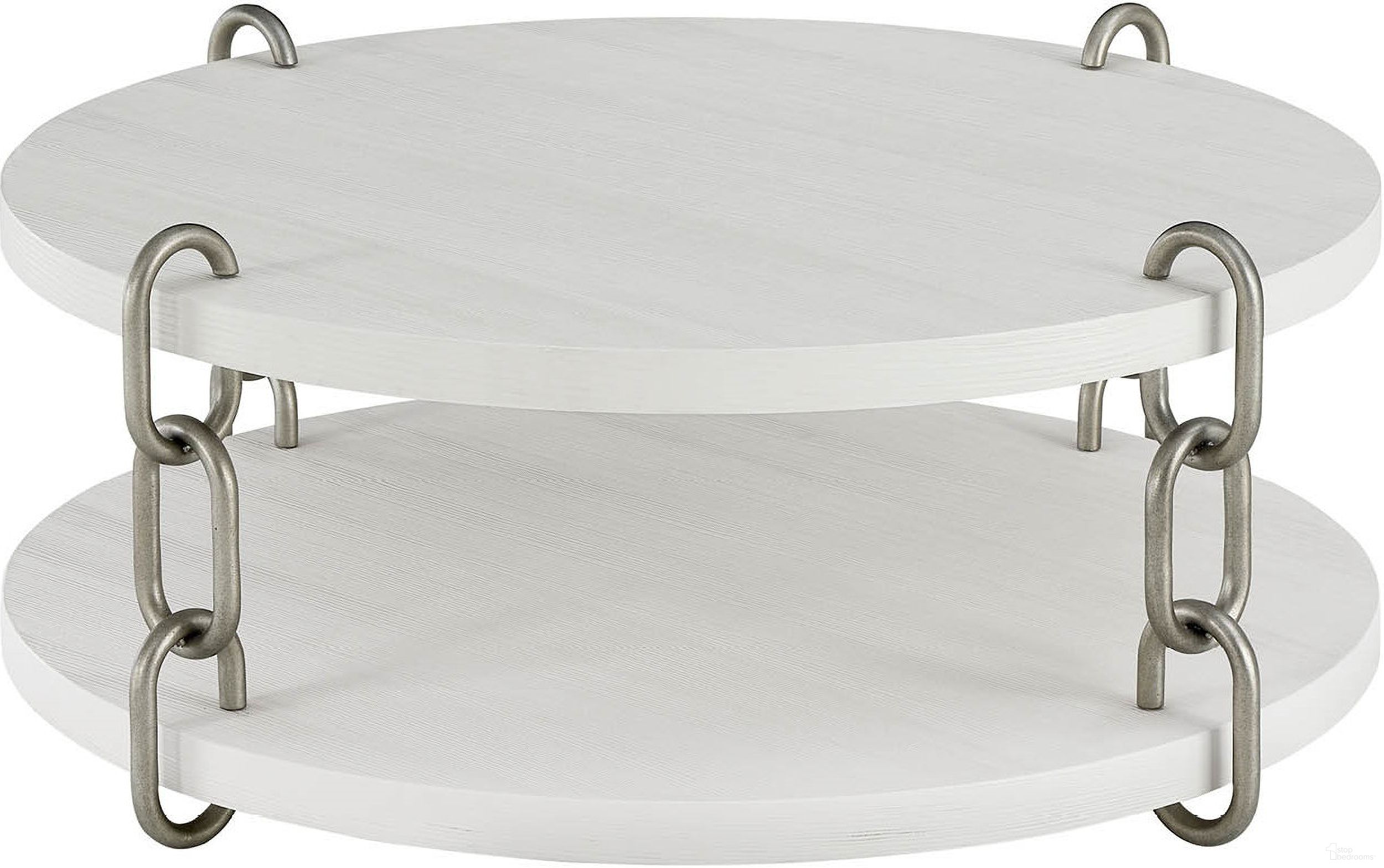 The appearance of Oasis Cocktail Table In Shoreline White designed by Universal in the transitional interior design. This shoreline white piece of furniture was selected by 1StopBedrooms from Oasis Collection to add a touch of cosiness and style into your home. Sku: U533A809. Material: Wood.