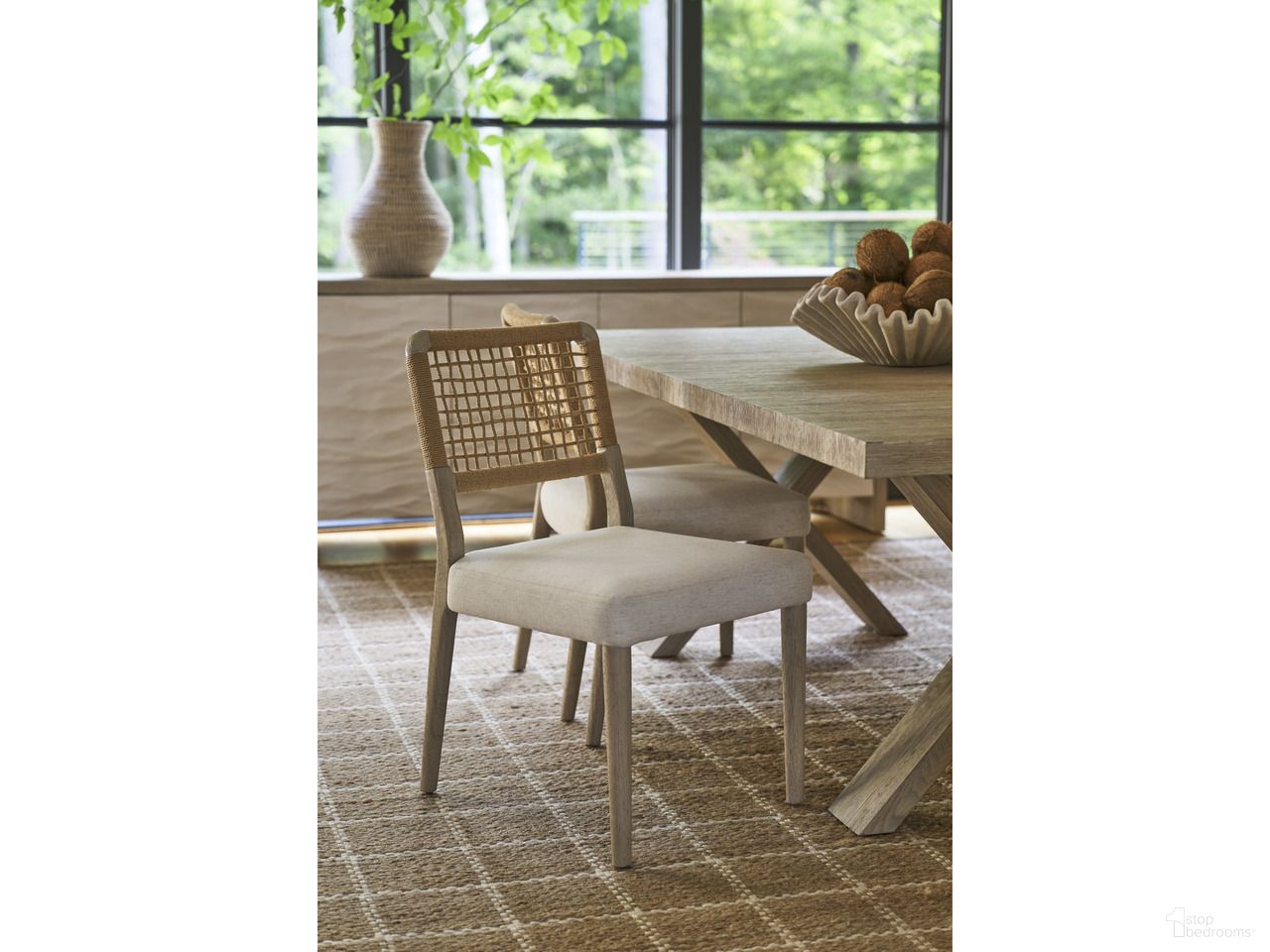 Oasis Coral 54 Inch Dining Room Set In Antique Nickel