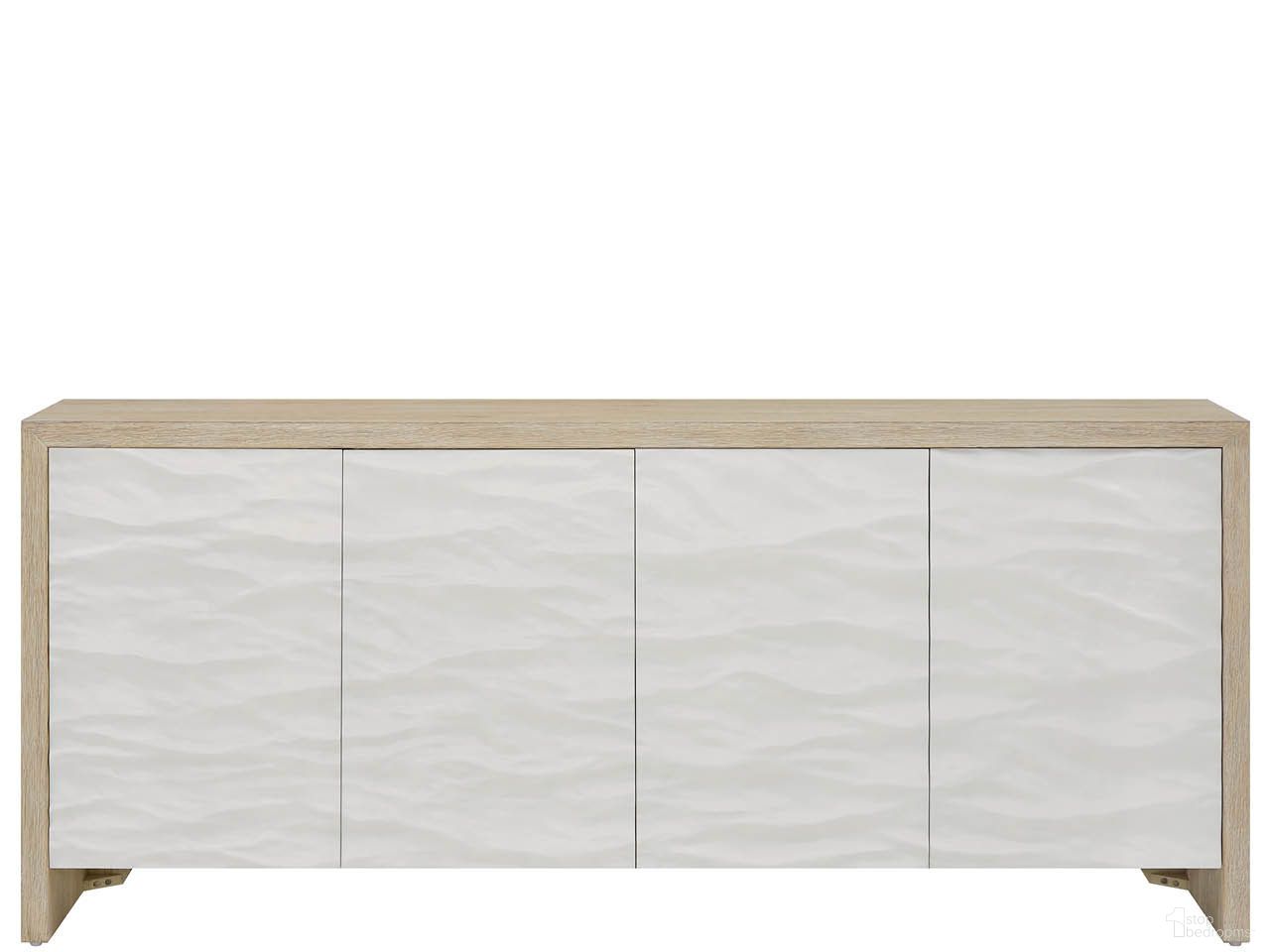 The appearance of Oasis Credenza In Dockside Tan designed by Universal in the modern / contemporary interior design. This dockside tan piece of furniture was selected by 1StopBedrooms from Oasis Collection to add a touch of cosiness and style into your home. Sku: U533967. Material: Wood.