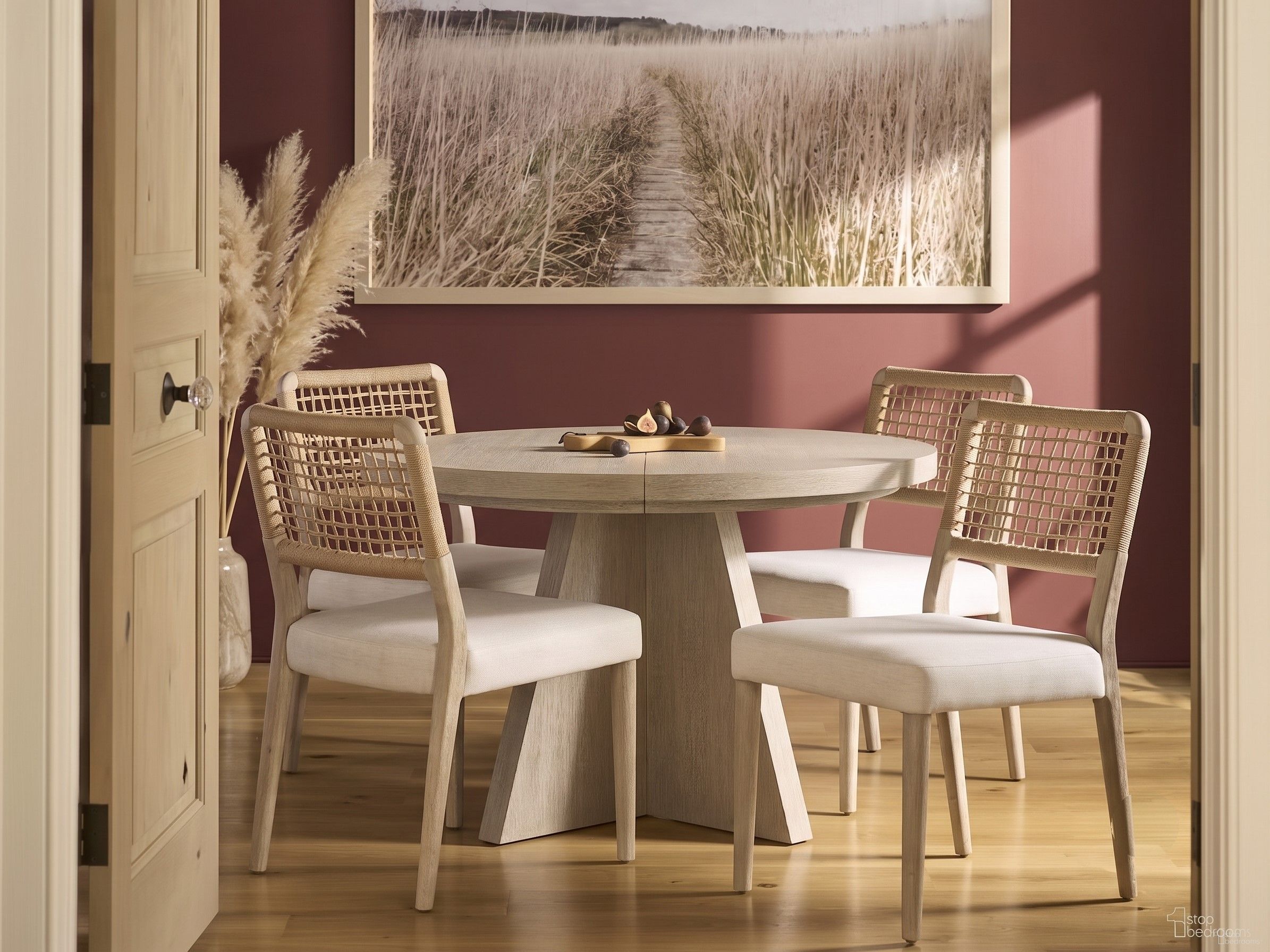 Oasis Dining Room Set In Dockside Natural Tan Oak
